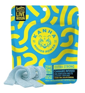 KANHA - [KANHA] Live Rosin Belts - 100mg - Blueberry Lemon Drop (H)