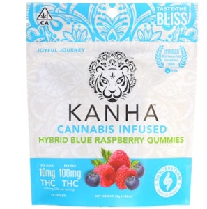 KANHA - [KANHA] THC Gummies - 100mg - Blue Raspberry (H)
