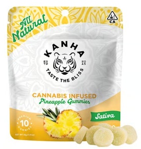 KANHA - [KANHA] THC Gummies - 100mg - Pineapple (S)