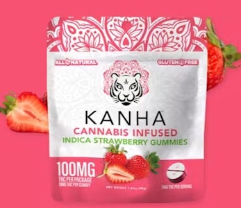 KANHA - [KANHA] THC Gummies - 100mg - Strawberry (I)