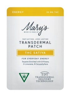MARY'S MEDICINALS - [MARY'S MEDICINALS] Patch - 20mg - Energy (S)