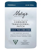 [MARY'S MEDICINALS] PATCH - 30MG - FORMULA 3:2:1 THC:CBD:CBN
