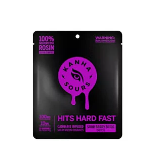 KANHA - Sour Berry Bliss | 100mg | Vegan Solventless Rosin Nano Gummies | Kanha Main Image
