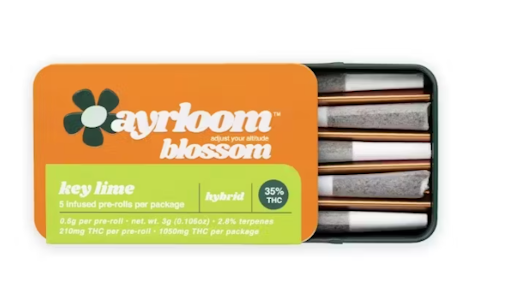 Ayrloom | Pre-roll | Infused Joints - Key Lime |