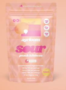 AYRLOOM - Ayrloom | Edible | Gummies - Sour Peach Hibiscus | 100mg