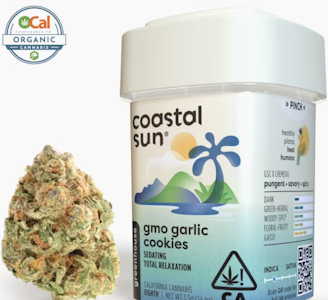 Coastal Sun - Coastal Sun 3.5G GMO Garlic Cookies Organic Greenhouse Flower