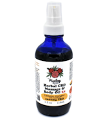 Healing Rose - Lemon Ginger - CBD-CBG Massage & Body Oil - Topical