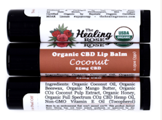 Healing Rose - Coconut - CBD Lip Balm - Topical