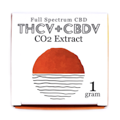Healing Rose - CBD Co2 Distillate - THCV-CBDV Rich - 1g - Concentrate