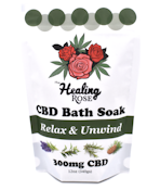 Healing Rose - CBD Unwind Bath Soak - Lavender Pine - 12oz - Topical