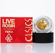 CLSICS - 1g Live Rosin Tier3 - Tropicana Banana