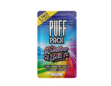 PUFF - [PUFF] Preroll 5 Pack - 2.5g - Rainbow Belts (I)