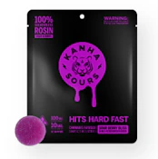 [KANHA] ROSIN SOUR GUMMIES - 100MG - SOUR BERRY BLISS (I)
