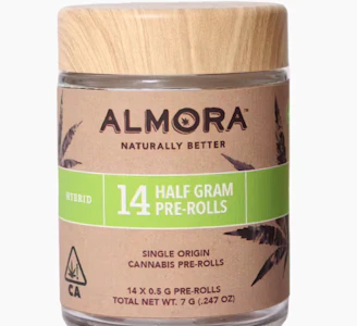 ALMORA FARMS - Almora 7G Grapes and Cream Preroll 14pk