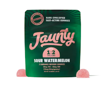 Jaunty - Sour Watermelon (1:2 THC:CBD) - 20mg - 10mg x 10ct - Edibles