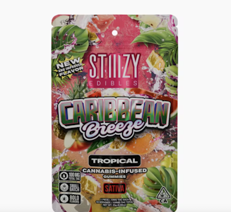 STIIIZY - STIIIZY 100mg Caribbean Breeze Tropical Gummies 10ct