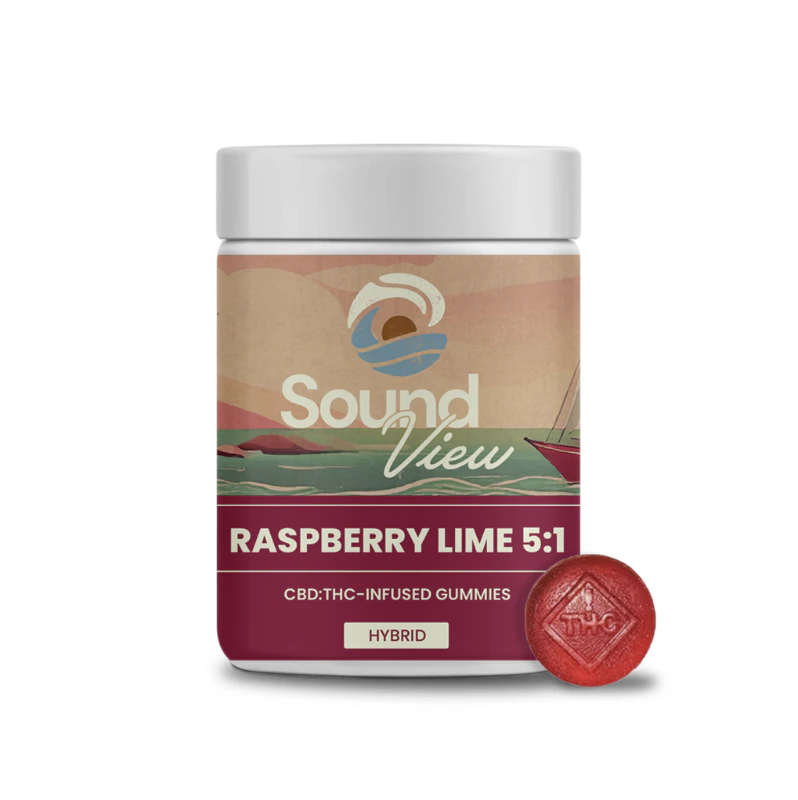 SoundView - SoundView Raspberry Lime 5:1 CBD Gummies 00091 Main Image