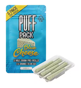 PUFF - Puff - Blue Cheese - Preroll Pack - 5pk -2.5G