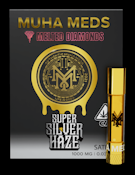 Muha Meds - Super Silver Haze - Melted Diamonds - Vape Cart - 1g