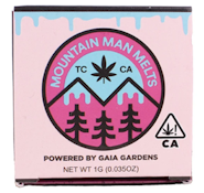 Mountain Man Melts Live Rosin 1g - Strawberry Fumes 70%