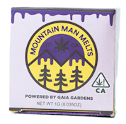 Mountain Man Melts Live Rosin 1g - Z Boof 70%