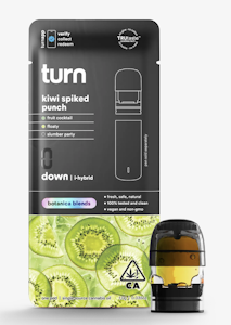 TURN - Kiwi Spiked Punch - 1g Botanica Blends POD