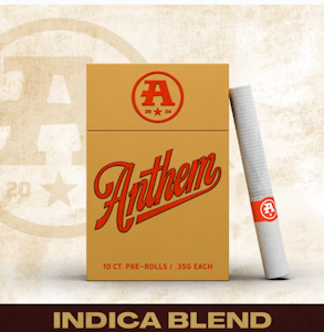 Anthem - Indica Blend 10pk/3.5g Prerolls