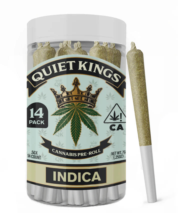 Quiet Kings - Quiet Kings 14pk Prerolls 7g Platinum Purple Kush Main Image