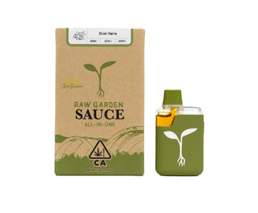 RAW GARDEN - AIO - Carbon Fiber (Mini Tank) - Sauce - 1g (H) - Raw Garden