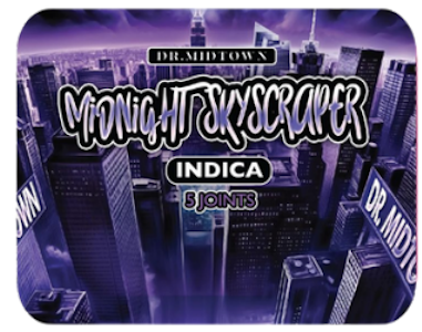 Dr. Midtown - Midnight Skyscraper pre-rolls | .7g, 5pack