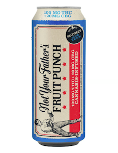 NOT YOUR FATHER'S - Fruit Punch - THC/CBG - Beverage - 16oz - 100mg
