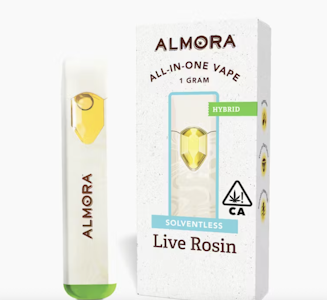 ALMORA FARMS - Almora 1G AIO Bubba Burst Solventless Rosin Disposable