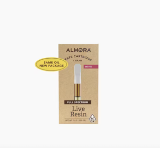 ALMORA FARMS - Almora 1G Super Lemon Haze Live Resin Cartridge