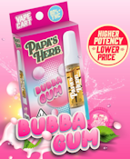 Papa's Herb - Bubba Gum - 1g Vape Cart