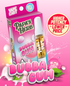 PAPA'S HERB - Papa's Herb - Bubba Gum - 1g Vape Cart