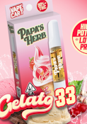 Papa's Herb - Gelato 33 - 1g Vape Cart