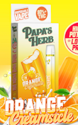 Papa's Herb - Orange Creamsicle - 1g All In One Vape