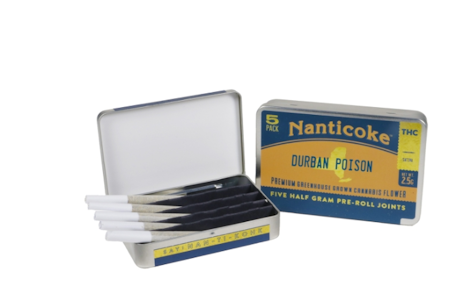 Nanticoke | Pre-roll - Durban Poison 5pk | 2.5g