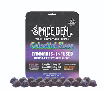 Space Gem - Indica Effect Mini Gems - 1:1 THC:CBN - 50mg (I) - Space Gem