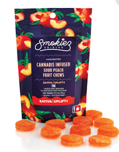 Smokiez - Sour Peach, Gummy, 10pk