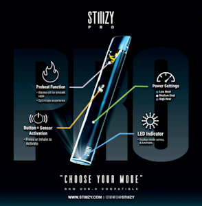 STIIIZY - Stiiizy Pro Battery Black