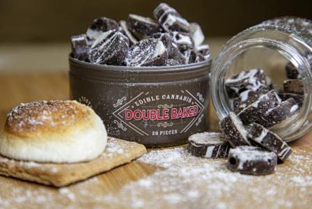 DOUBLE BAKED - S'mores Cheesecake Chocolates | Fast Acting Full Spectrum RSO Bites | TAX INCLD