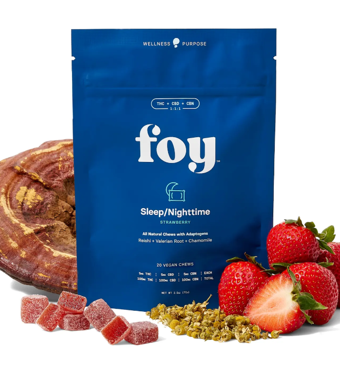 Foy | Edible | Nighttime Strawberry | 20-pack | 5mg