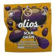 Olio - Sour Grape - 100mg Live Rosin Gummies