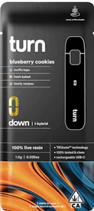 TURN -  [Turn] Live Resin - All-In-One - 1g - blueberry cookies (H)
