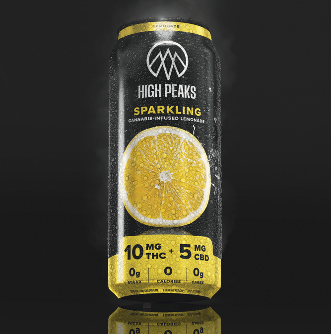 High Peaks | Drinks | Sparkling Lemonade | 12oz | 10mg