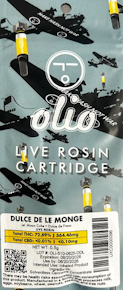 Olio | Cartridge | Live Rosin - Dulce De le Monge | 0.5g