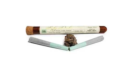 RUBY FARMS - PURPLE HINDU KUSH 2PK PREROLLS - RUBY FARMS -1g