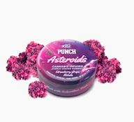 PUNCH 100mg Strawberry Grape Nebula Asteroids Gummies 10pc