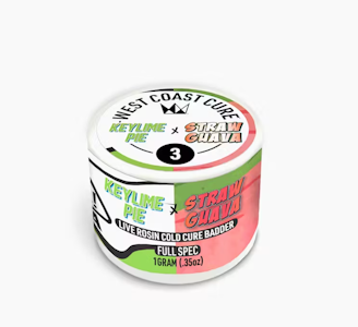 WEST COAST CURE - WEST COAST CURE 1G Key Lime Pie x Straw Guava TIER 3 Cold Cure Rosin Badder